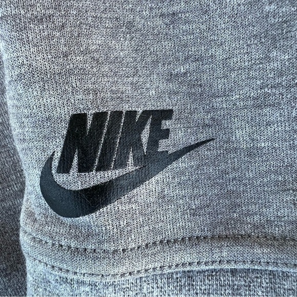 Nike Tech Fleece Gray Cape Hoodie Small Asymmetrical Zipper Waist Cinch - Picture 10 of 16